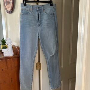GAP Light Blue Ankle Jeans Sky Rise